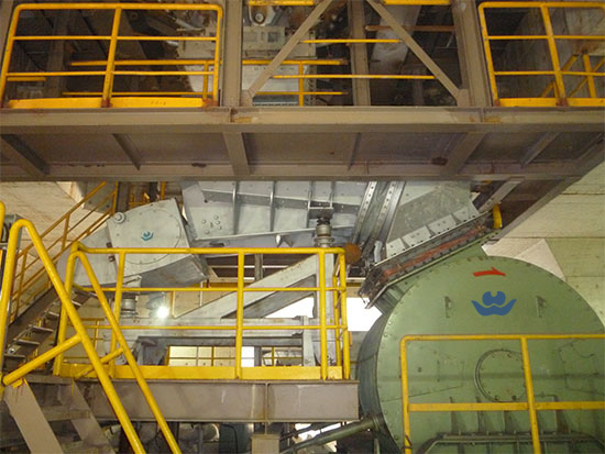 Our electromagnetic vibration feeder is applied in Shanghai Baosteel Group Corporation